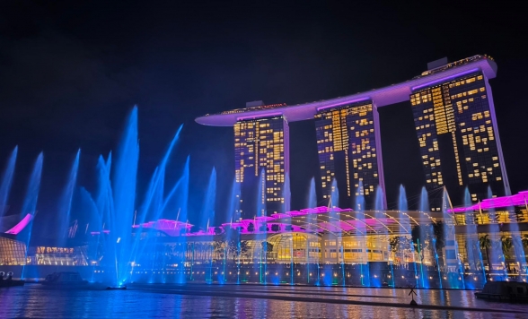 シンガポール夜景ツアーの決定版！2大ライトアップショー鑑賞　ガーデン・ラプソディー+船上からのスペクトラ